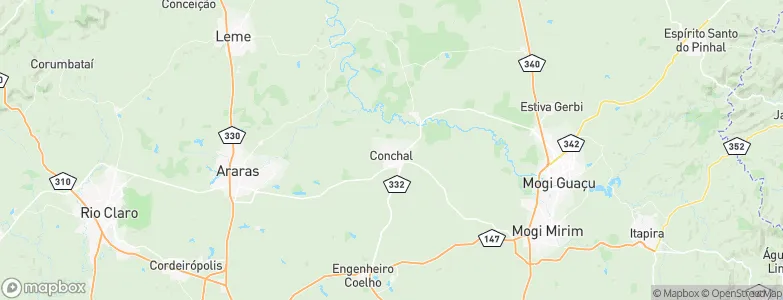 Conchal, Brazil Map