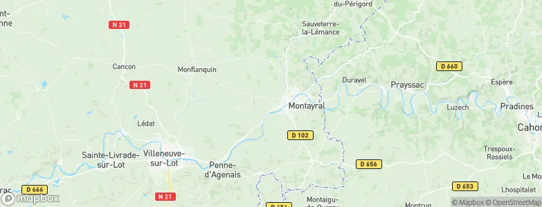 Condezaygues, France Map