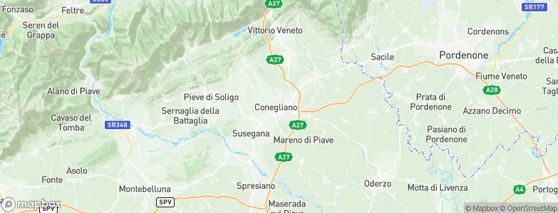 Conegliano, Italy Map