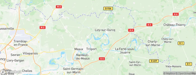 Congis-sur-Thérouanne, France Map