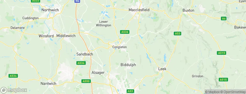 Congleton, United Kingdom Map