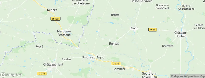 Congrier, France Map