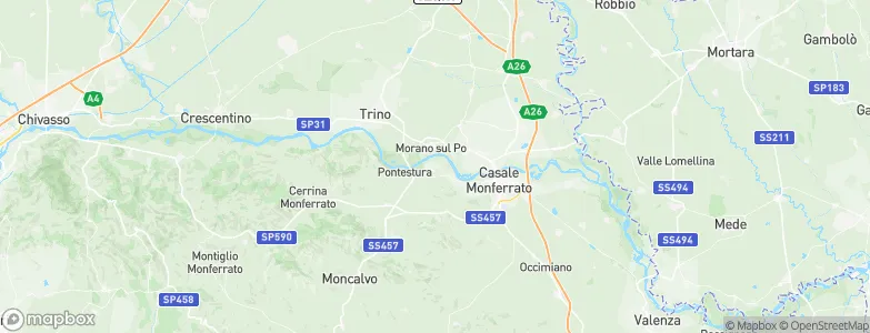 Coniolo Bricco, Italy Map