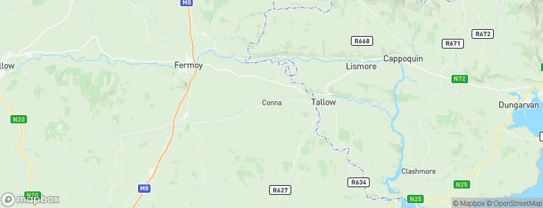 Conna, Ireland Map