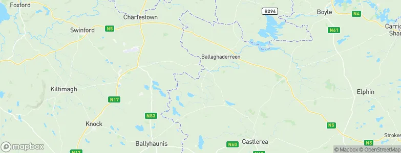 Connaught, Ireland Map