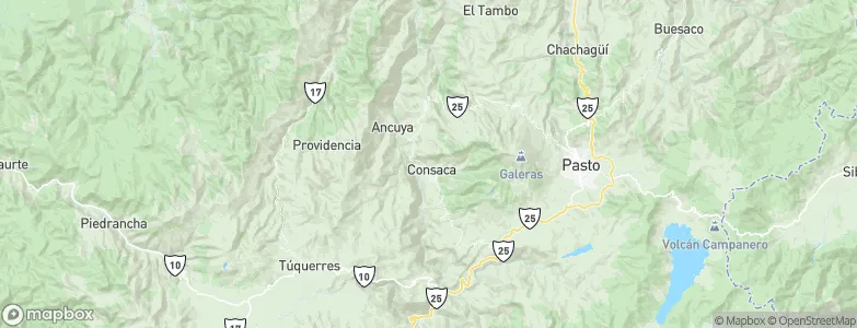 Consacá, Colombia Map