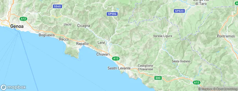 Conscenti, Italy Map
