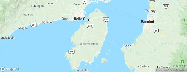 Constancia, Philippines Map