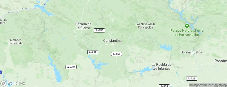 Constantina, Spain Map