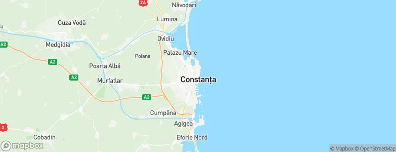 Constanța, Romania Map