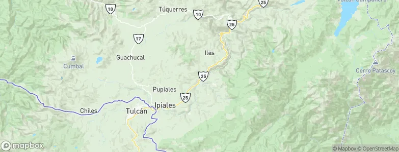 Contadero, Colombia Map