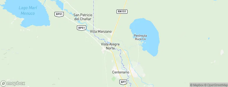 Contraalmirante Cordero, Argentina Map