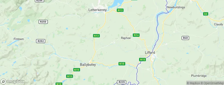 Convoy, Ireland Map