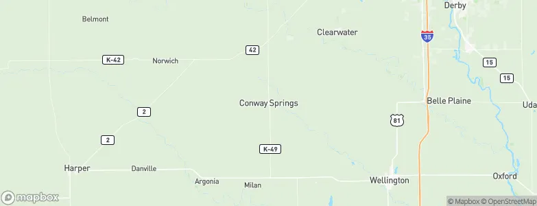 Conway Springs, United States Map