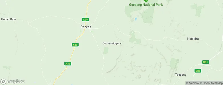 Cookamidgera, Australia Map
