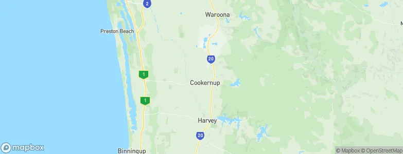 Cookernup, Australia Map
