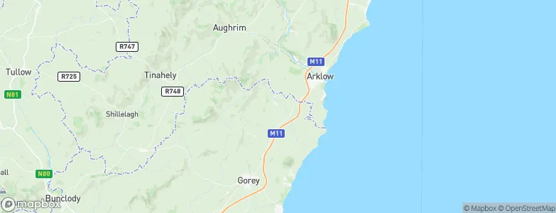 Coolgreany, Ireland Map