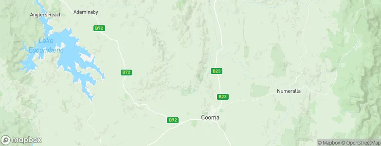 Cooma-Monaro, Australia Map