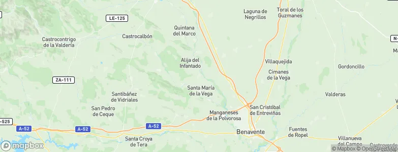 Coomonte, Spain Map