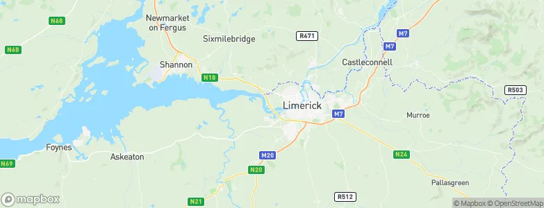 Coonagh, Ireland Map