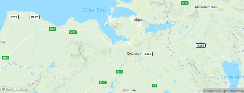 Cooney, Ireland Map