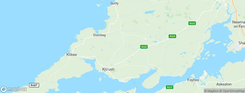 Cooraclare, Ireland Map