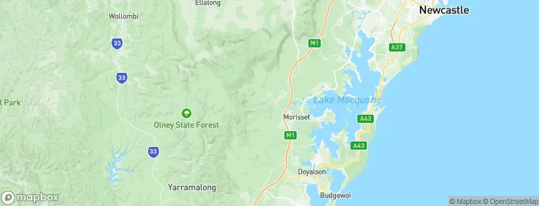 Cooranbong, Australia Map