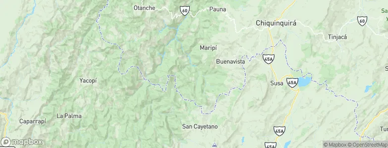 Coper, Colombia Map