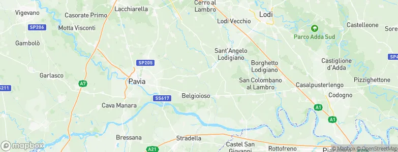 Copiano, Italy Map