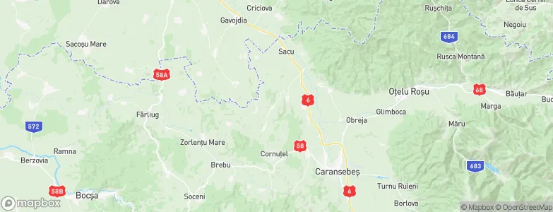 Copăcele, Romania Map