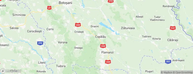 Copălău, Romania Map