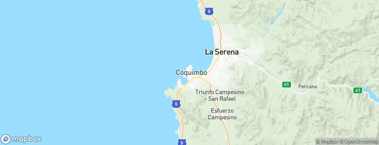 Coquimbo, Chile Map