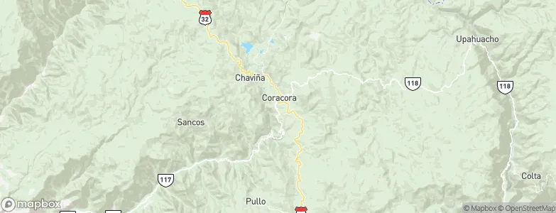 Coracora, Peru Map