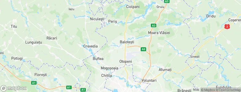 Corbeanca, Romania Map