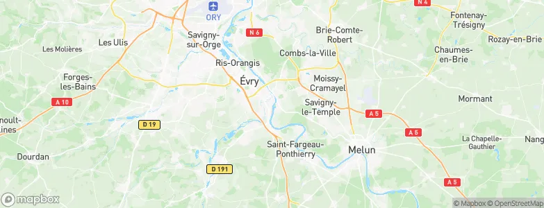 Corbeil-Essonnes, France Map