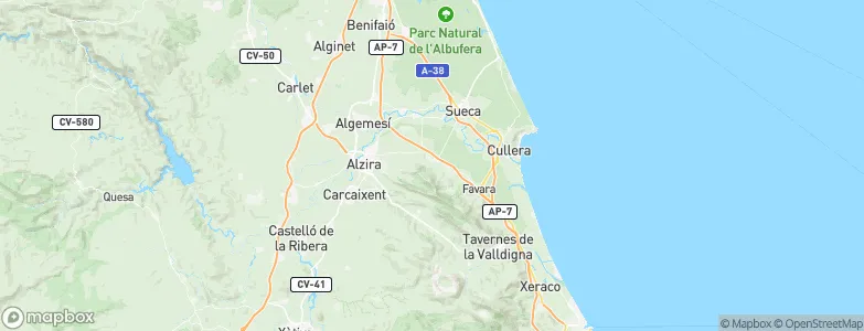 Corbera, Spain Map