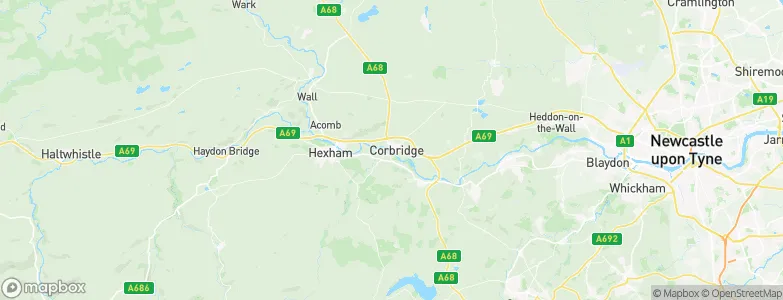 Corbridge, United Kingdom Map