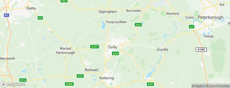 Corby, United Kingdom Map