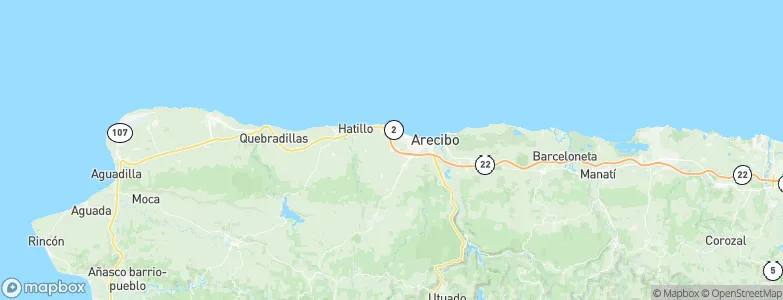 Corcovado, Puerto Rico Map
