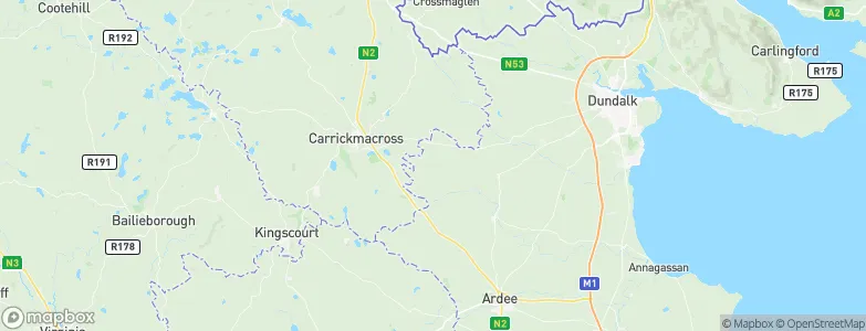 Corcreeghagh, Ireland Map