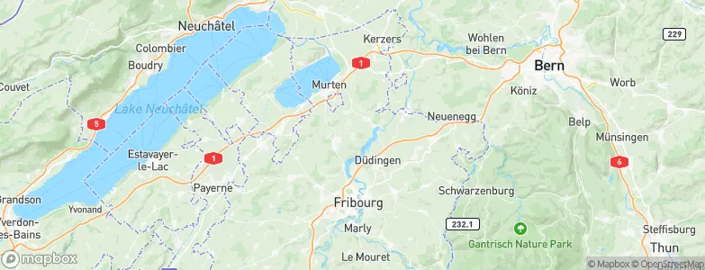 Cordast, Switzerland Map