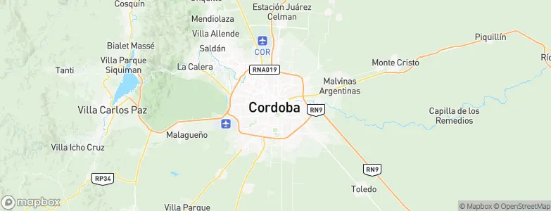 Córdoba, Argentina Map