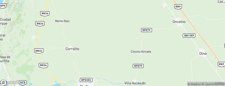 Cordoba Province, Argentina Map