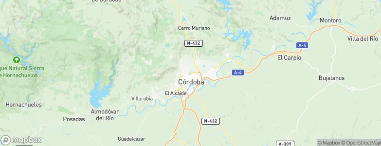 Cordoba, Spain Map