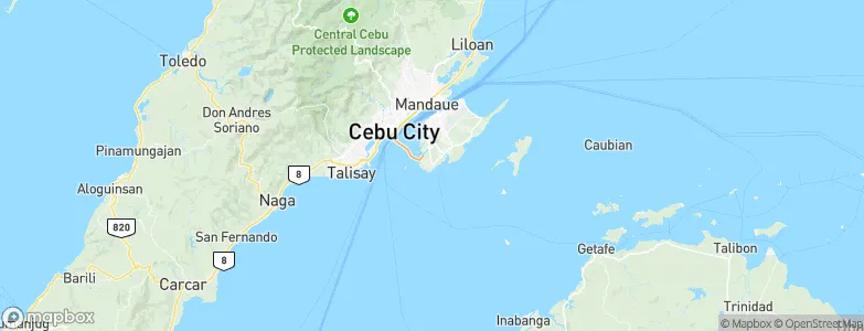 Cordova, Philippines Map