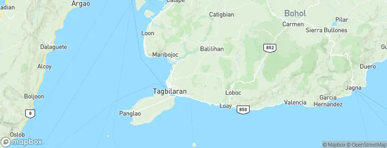 Corella, Philippines Map