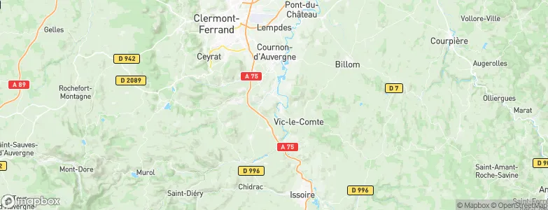 Corent, France Map