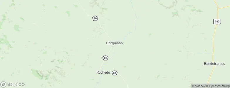 Corguinho, Brazil Map