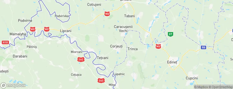 Corjeuţi, Moldova Map