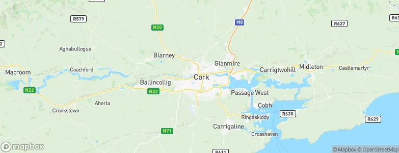 Cork, Ireland Map